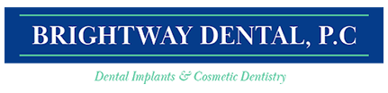 The image is the logo for Brightway Dental, PC.